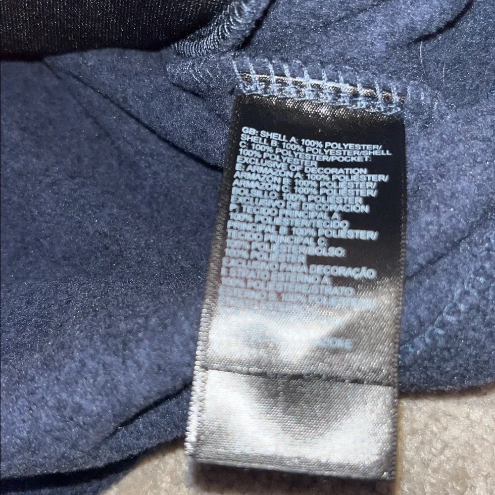 The North Face 200 Tundra Denali fleece jacket in Blue floral camo Size M - Picture 10 of 12